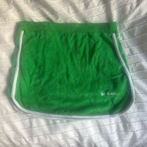 Green iets Fran’s Skirt with White Trim